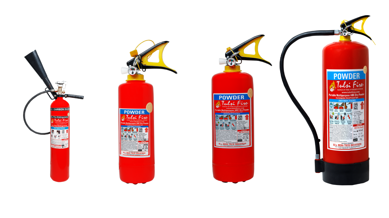 Tulsi Fire Carbon Dioxide (CO2) Fire Extinguisher